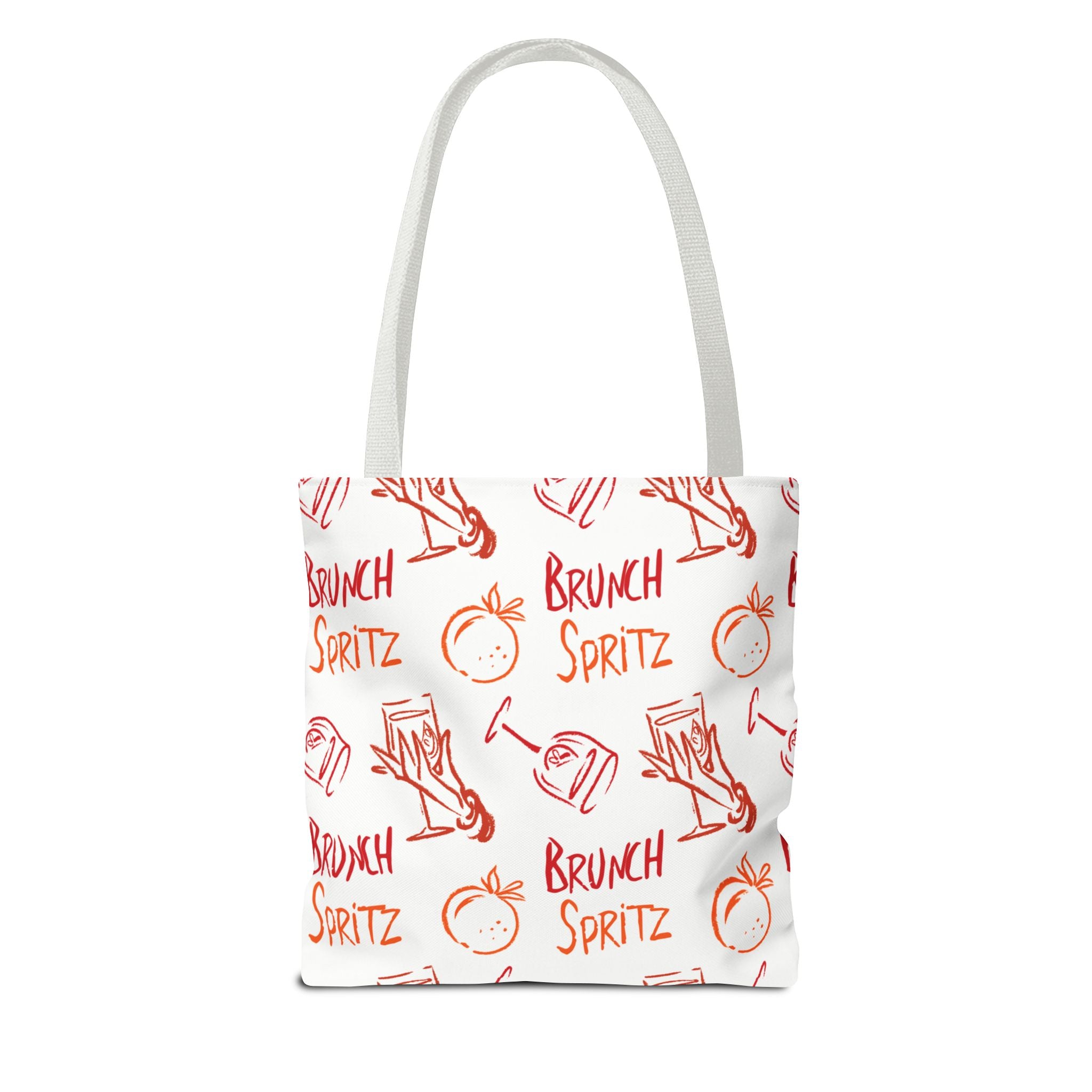Brunch Spritz Pattern Tote Bag - Citrus All-Over Print