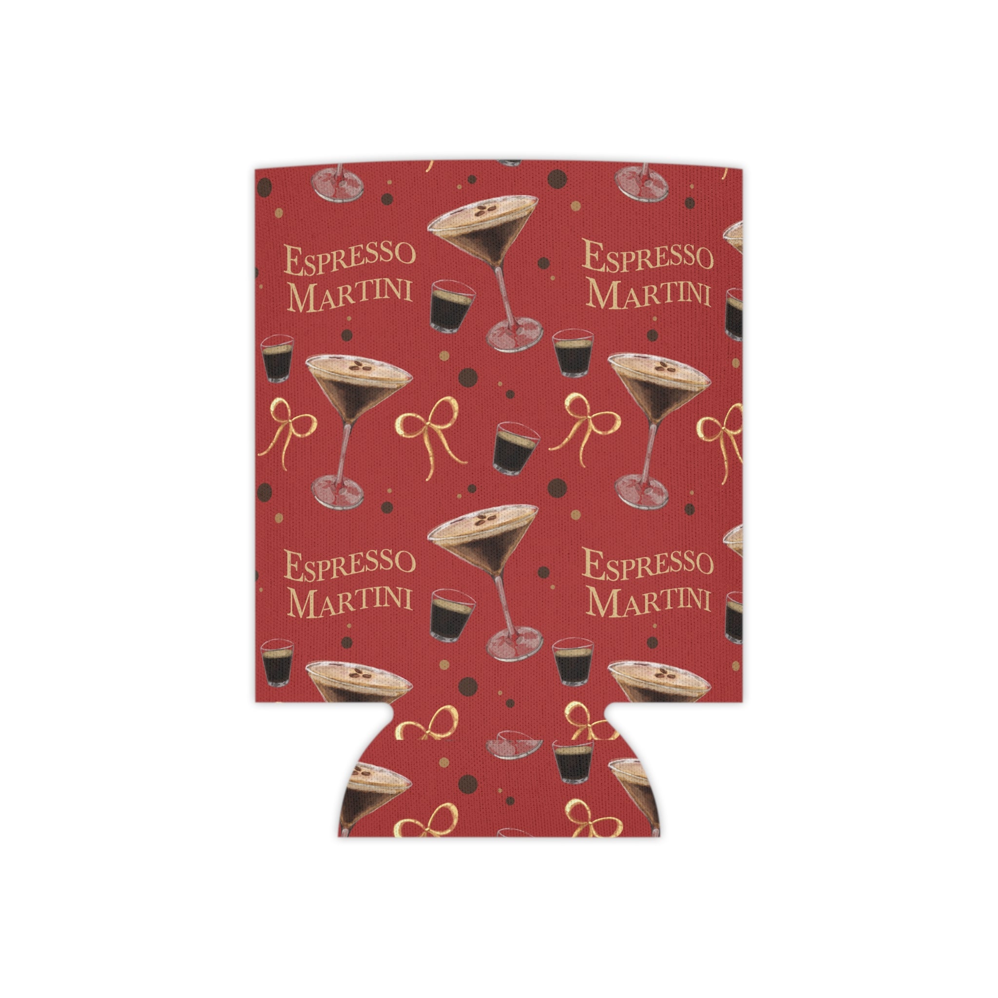 Espresso Martini Can Cooler — Red Espresso Collection Inspired Design