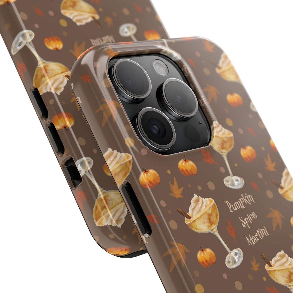 Pumpkin Spice Martini Tough Phone Case — Brown Pumpkin Collection Inspired Design