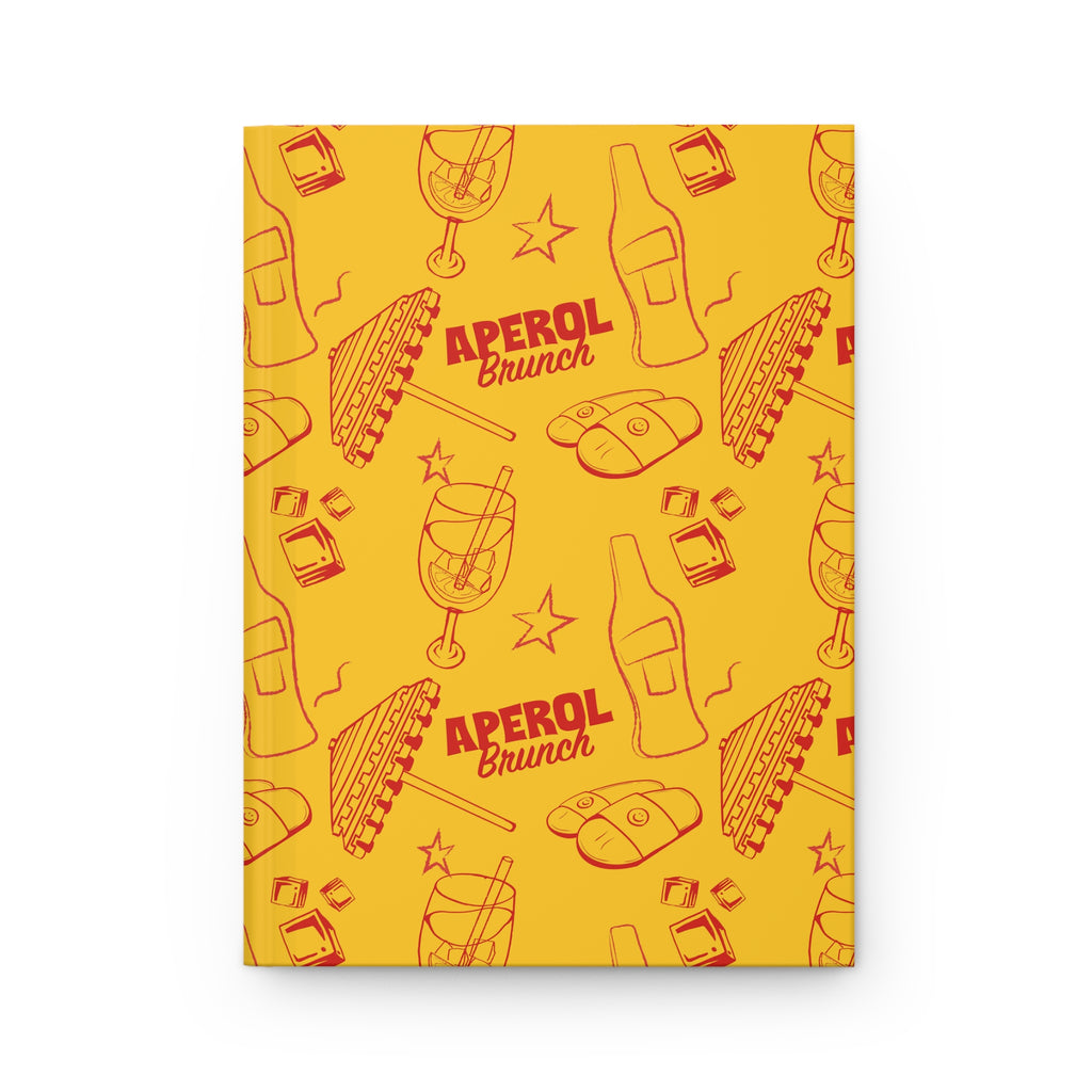Aperol Brunch Hardcover Journal – Yellow Aperol Inspired Design