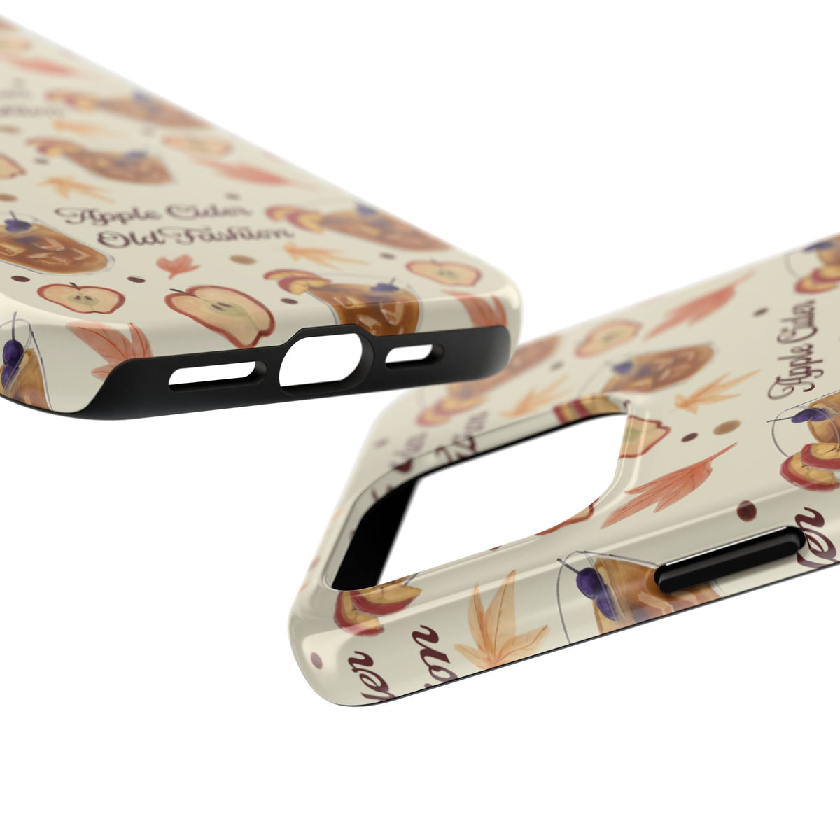 Apple Cider Old Fashioned Tough Phone Case – Beige Apple Cider Collection Inspired Design