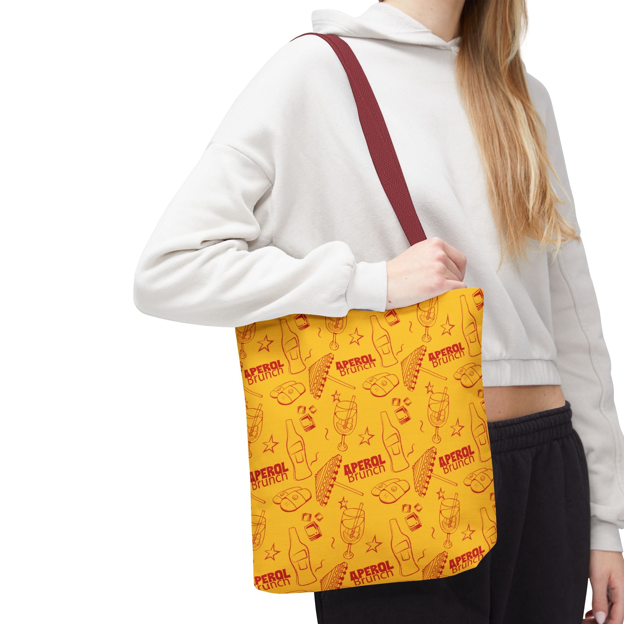 Aperol Spritz Tote Bag – Yellow & Red Aperol Inpired Design