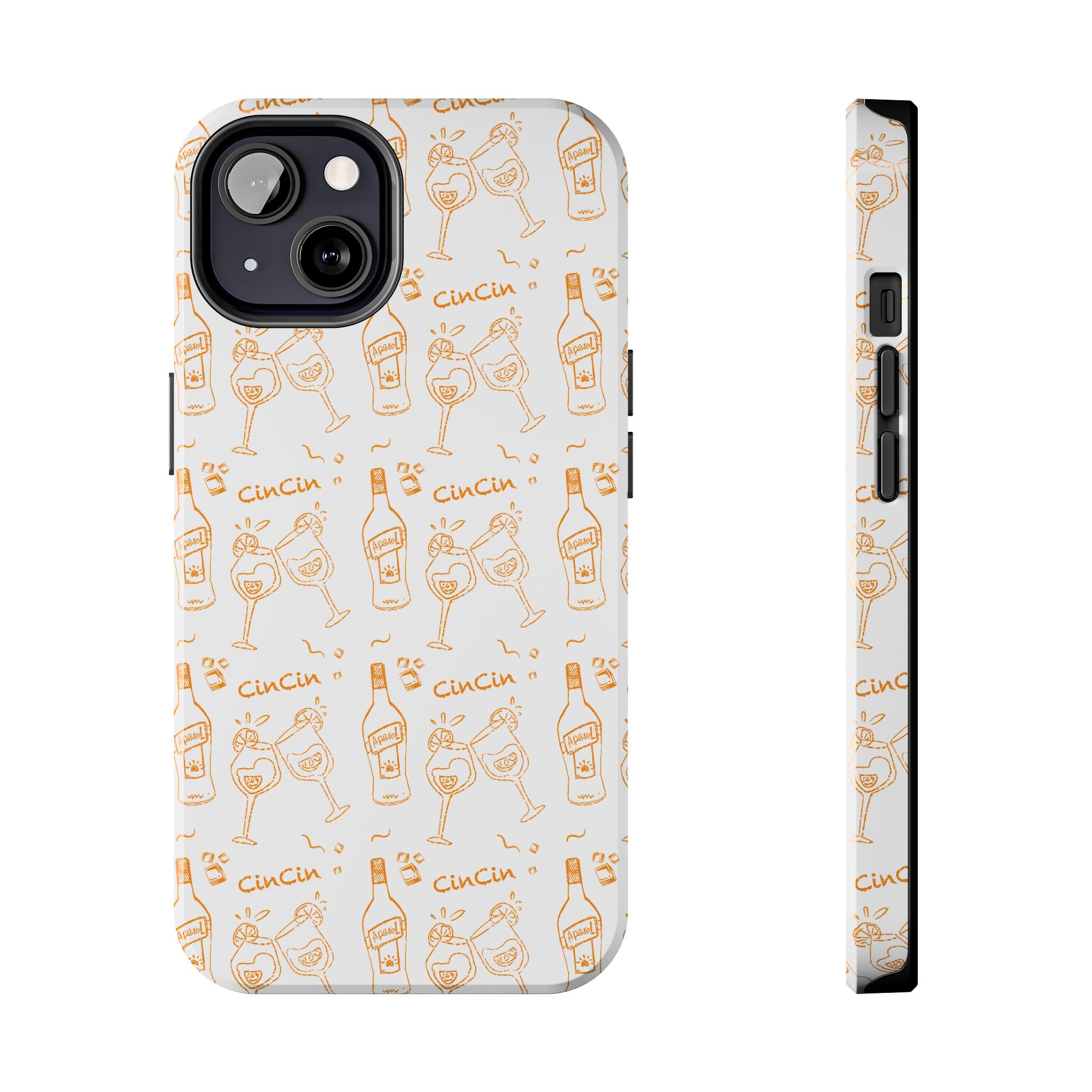 Cin Cin Spritz Tough Phone Case — Citrus Cocktail Pattern