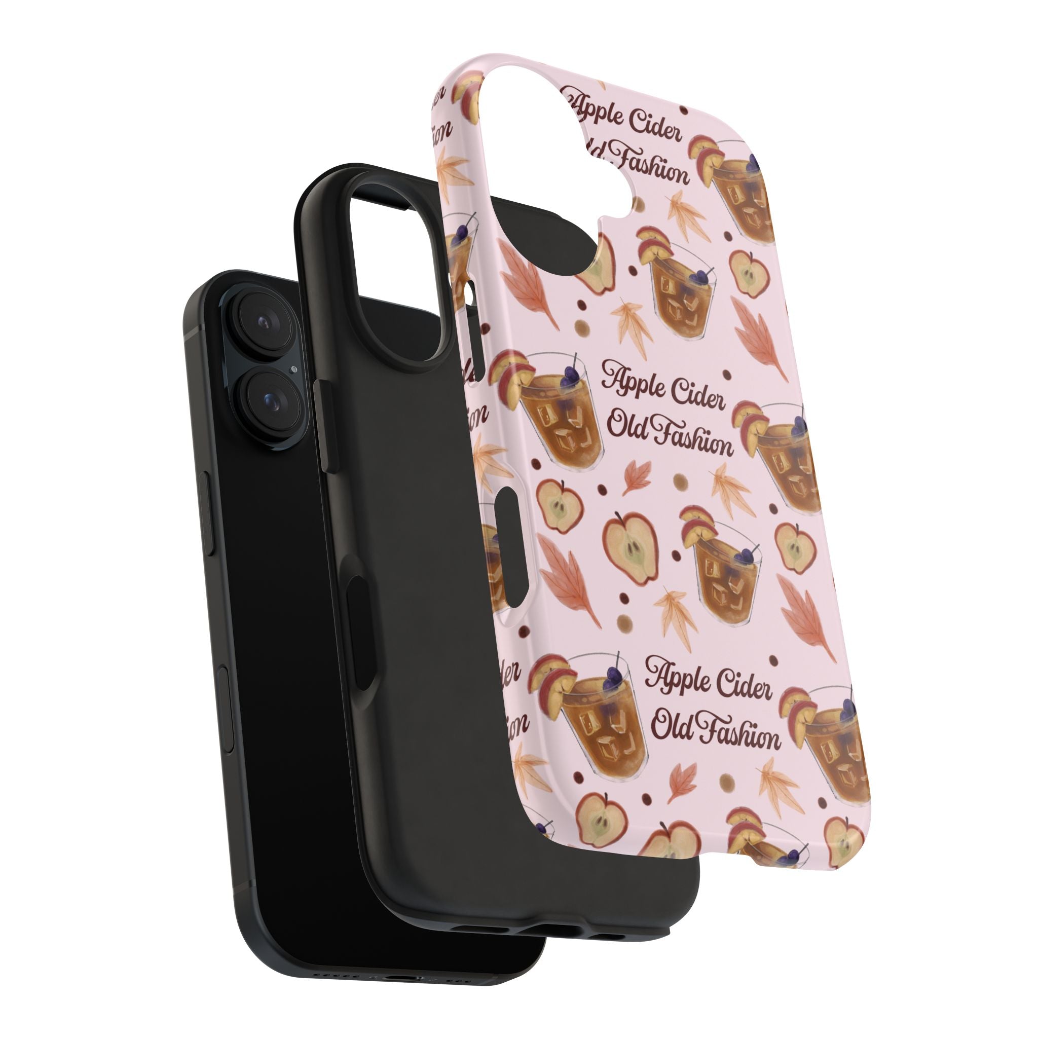 Apple Cider Old Fashioned Tough Phone Case – Light Pink Apple Cider Collection Inspired Design