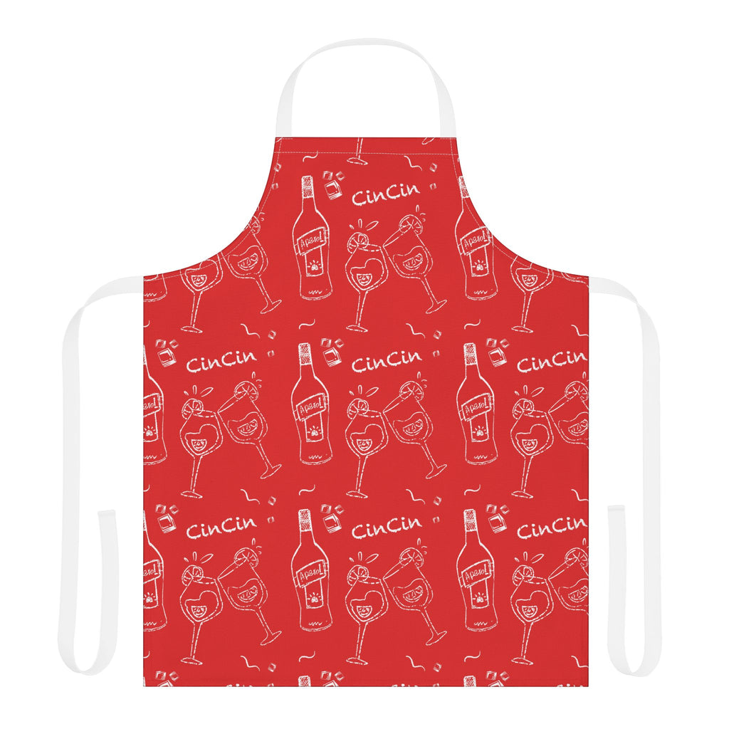 Cin Cin Apron - Red Cin Cin Collection Inspired Design