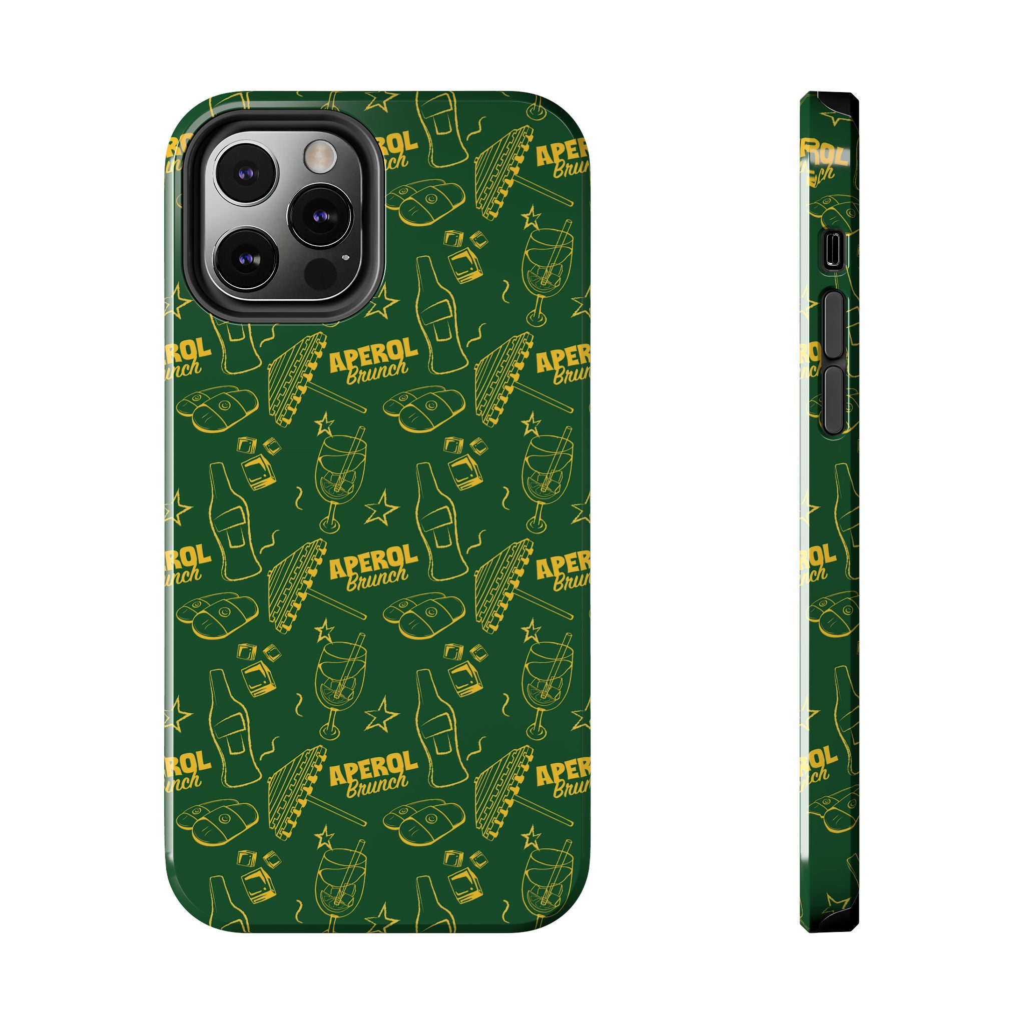 Aperol Brunch Tough Phone Case — Citrus Cocktail Protective Cover