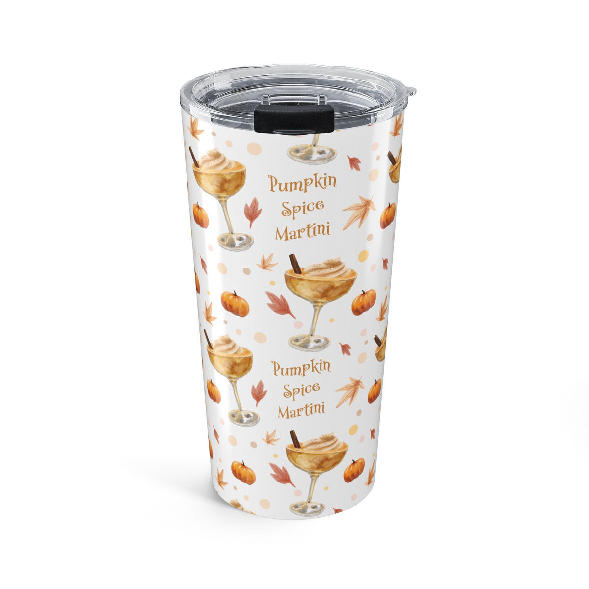 Pumpkin Spice Martini 20oz Tumbler — White Pumpkin Collection Inspired Design