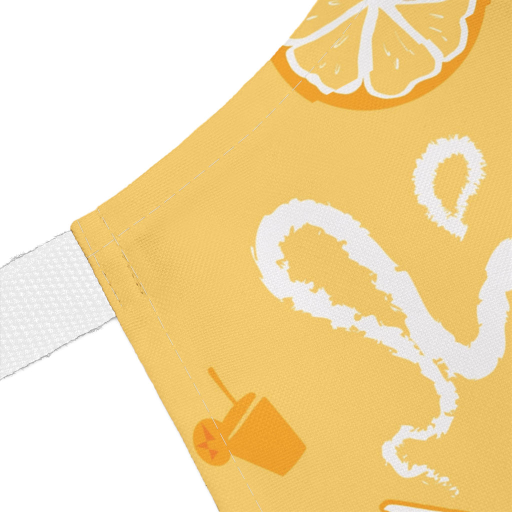 Lemon Brunch Fruit Pattern Apron — Lemon Brunch Collection Inspired Design