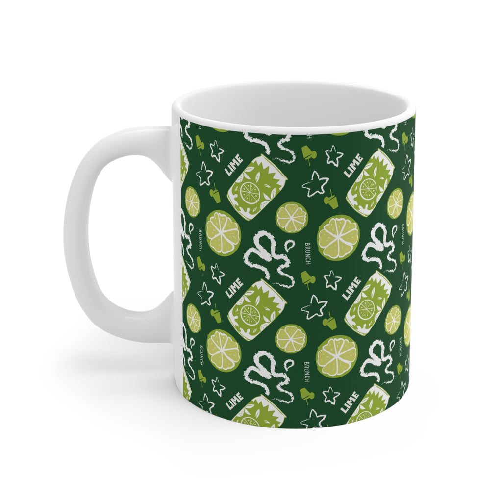 Lime Fruit Brunch 11oz Coffee Mug — Lime Brunch Collection Inspired Design