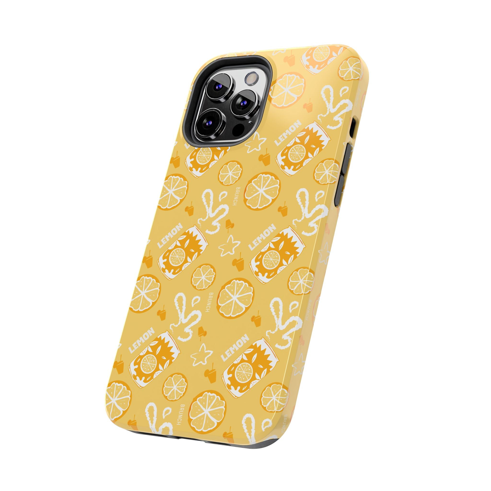 Lemon Brunch Tough Phone Case — Yellow Aperol Inspired Design