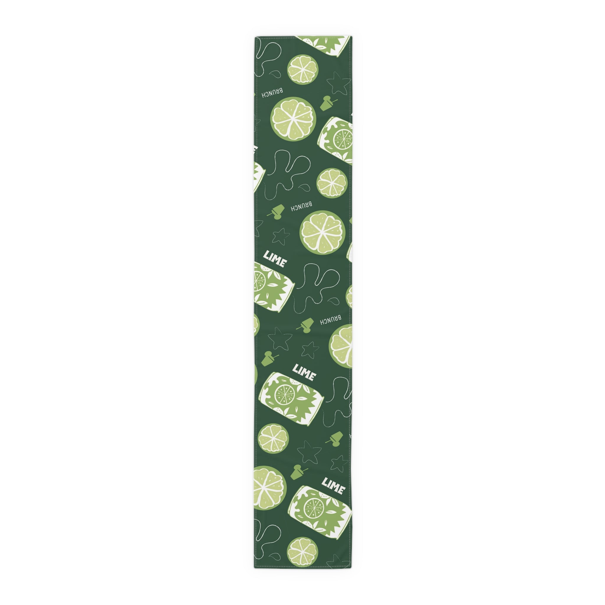 Lime Brunch Table Runner – Citrus Summer Table Decor
