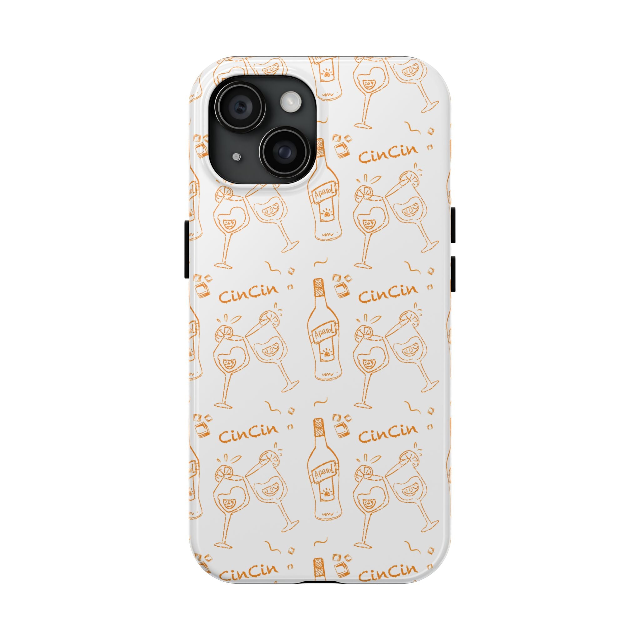 Cin Cin Spritz Tough Phone Case — White Cin Cin Brunch Collection Inspired Design