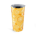 Lemon Fruit Brunch 20oz Tumbler — Yellow Aperol Inspired Design