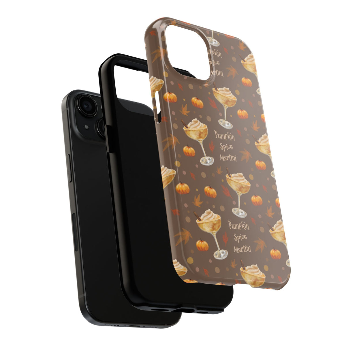 Pumpkin Spice Martini Tough Phone Case — Brown Pumpkin Collection Inspired Design
