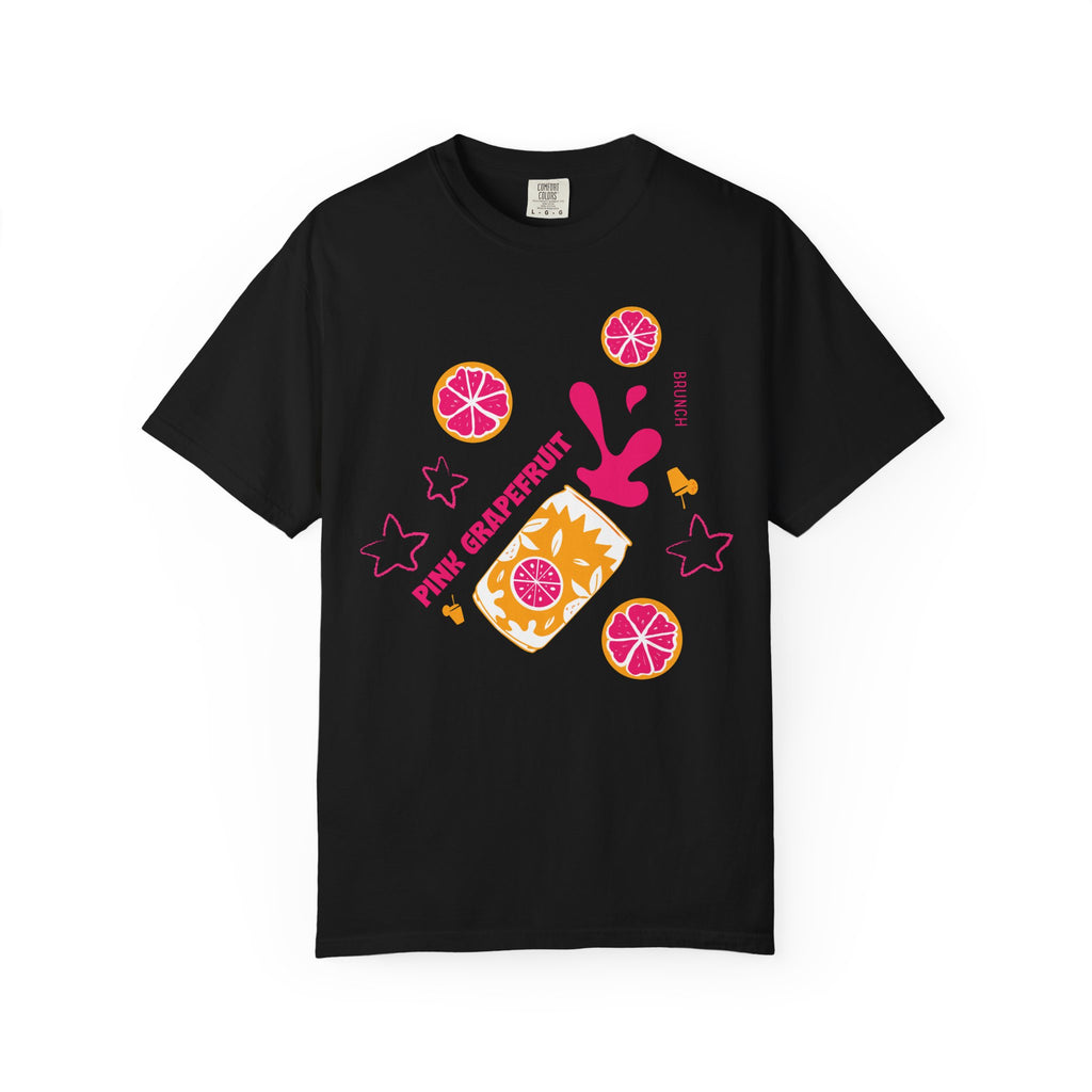Pink Grapefruit Brunch T-Shirt — Citrus Splash Graphic Tee