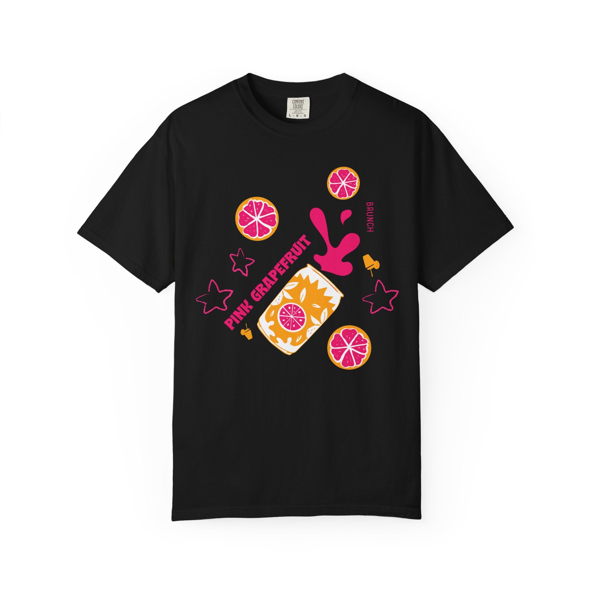 Pink Grapefruit Brunch T-Shirt — Citrus Splash Graphic Tee