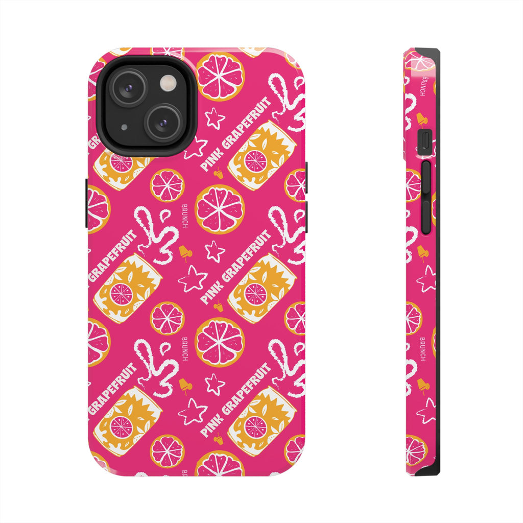 Pink Grapefruit Fruit CollectionTough Phone Case — Pink Aperol Inspired Design