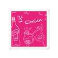 Cin Cin Aperol Cocktail Napkins (Pack of 50) – Pink Paper Napkins, Cocktail Party Decor, Beverage Napkins, Hostess Gift