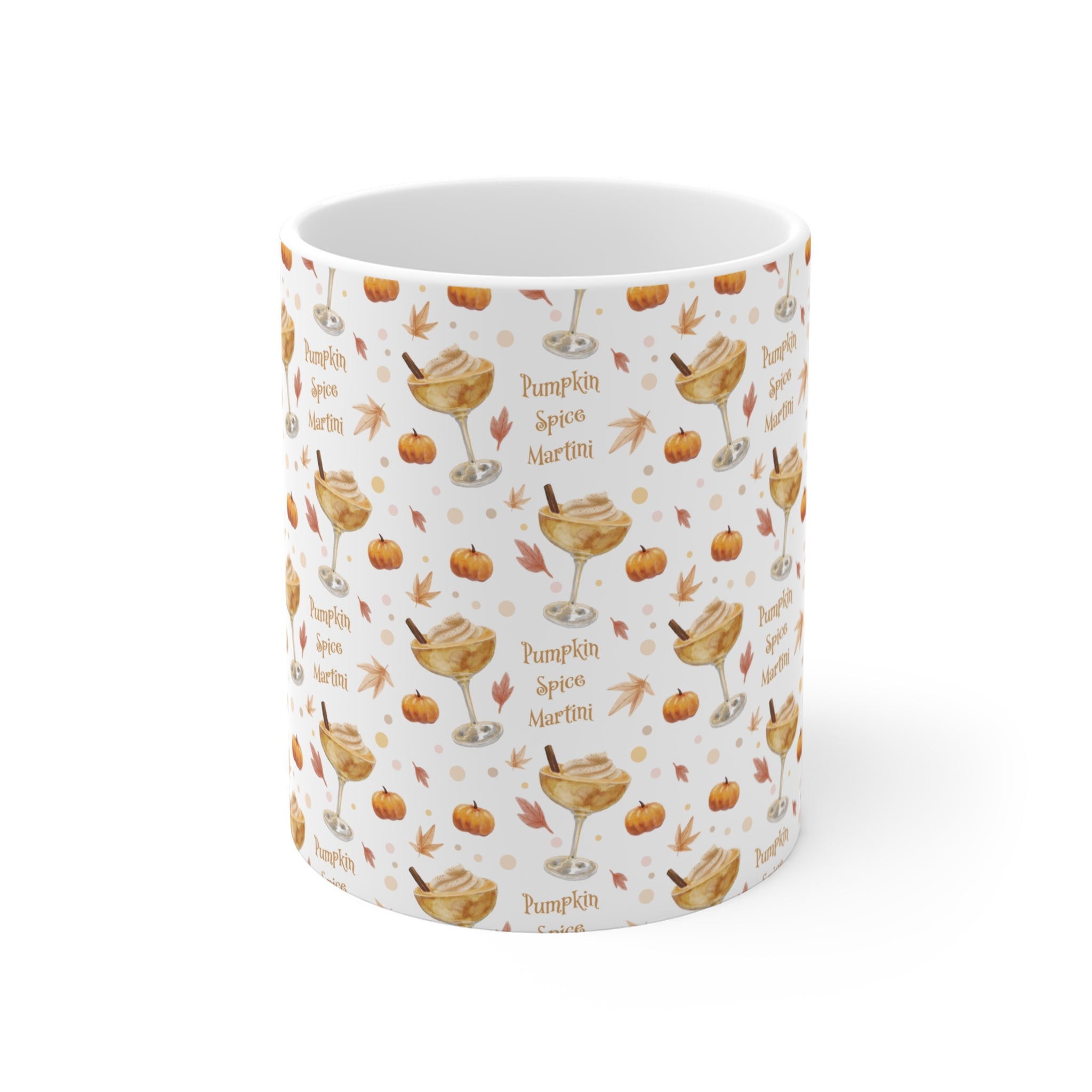 Pumpkin Spice Martini 11oz Mug — White Pumpkin Collection Inspired Design
