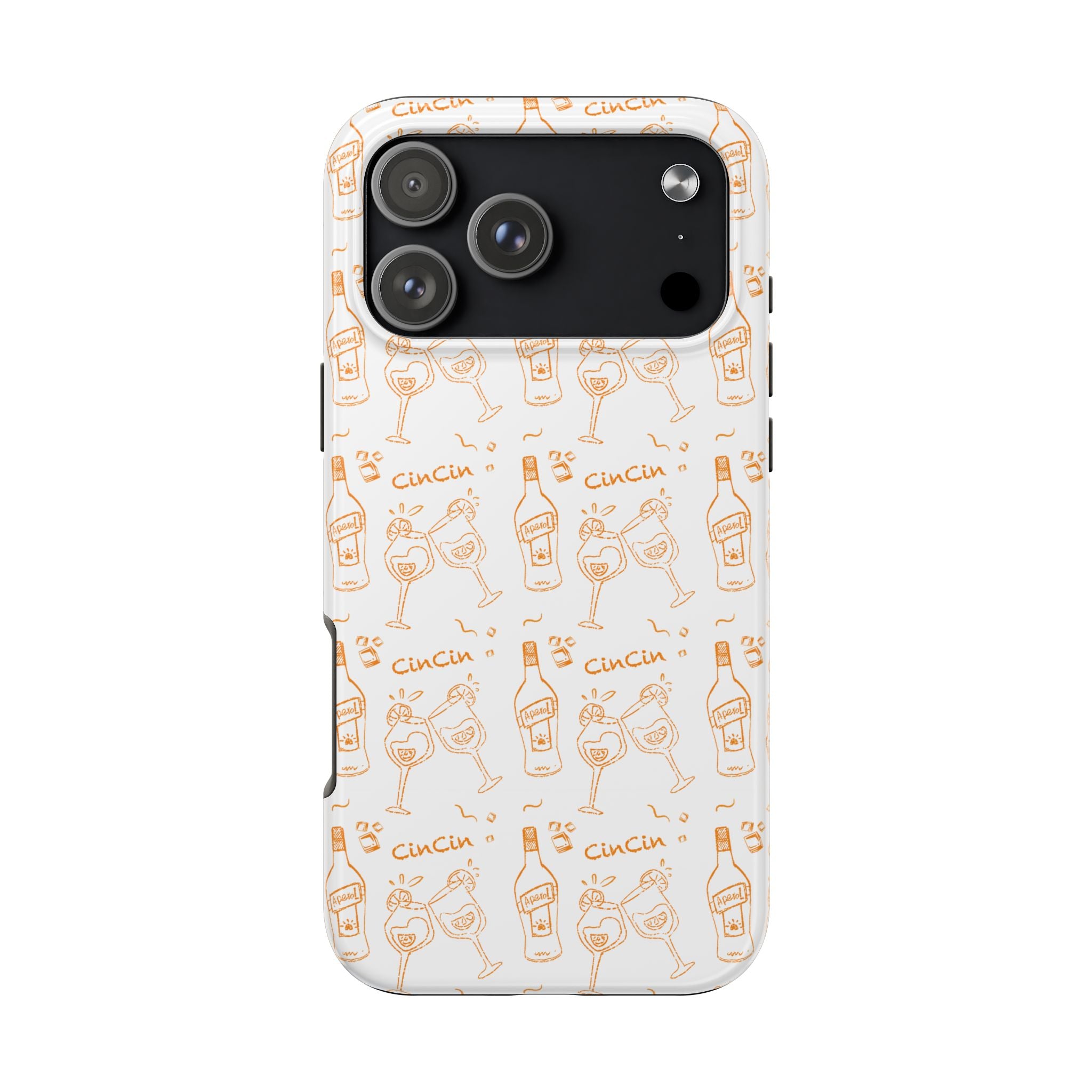 Cin Cin Spritz Tough Phone Case — Citrus Cocktail Pattern