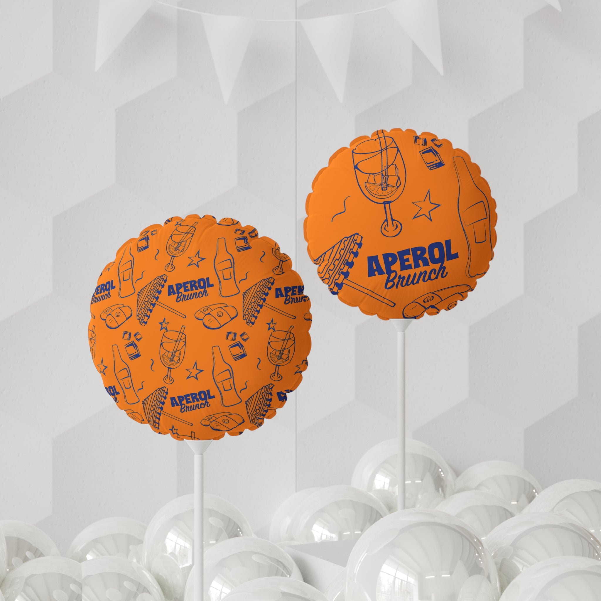 Aperol Brunch - Round Foil Balloon 11"