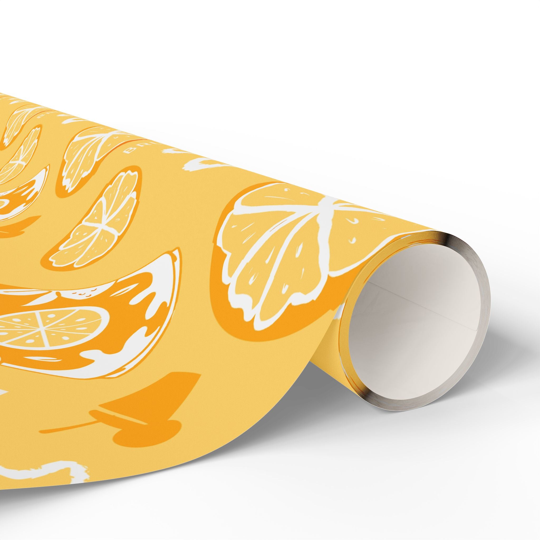 Lemon Fruit Brunch Peel Wrapping Paper Roll — Lemon Brunch Collection Inspired Design