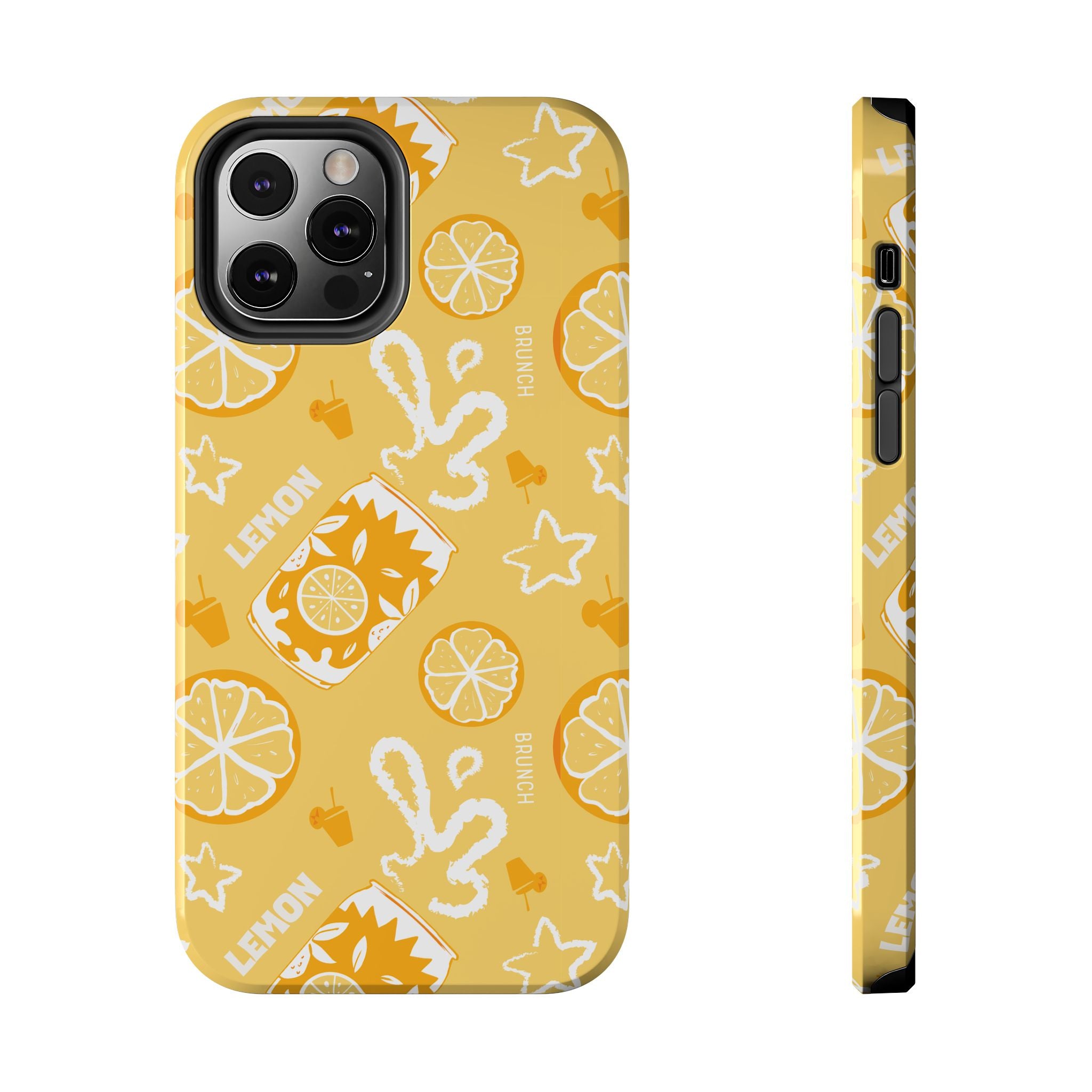Lemon Brunch Tough Phone Case — Citrus Summer Pattern