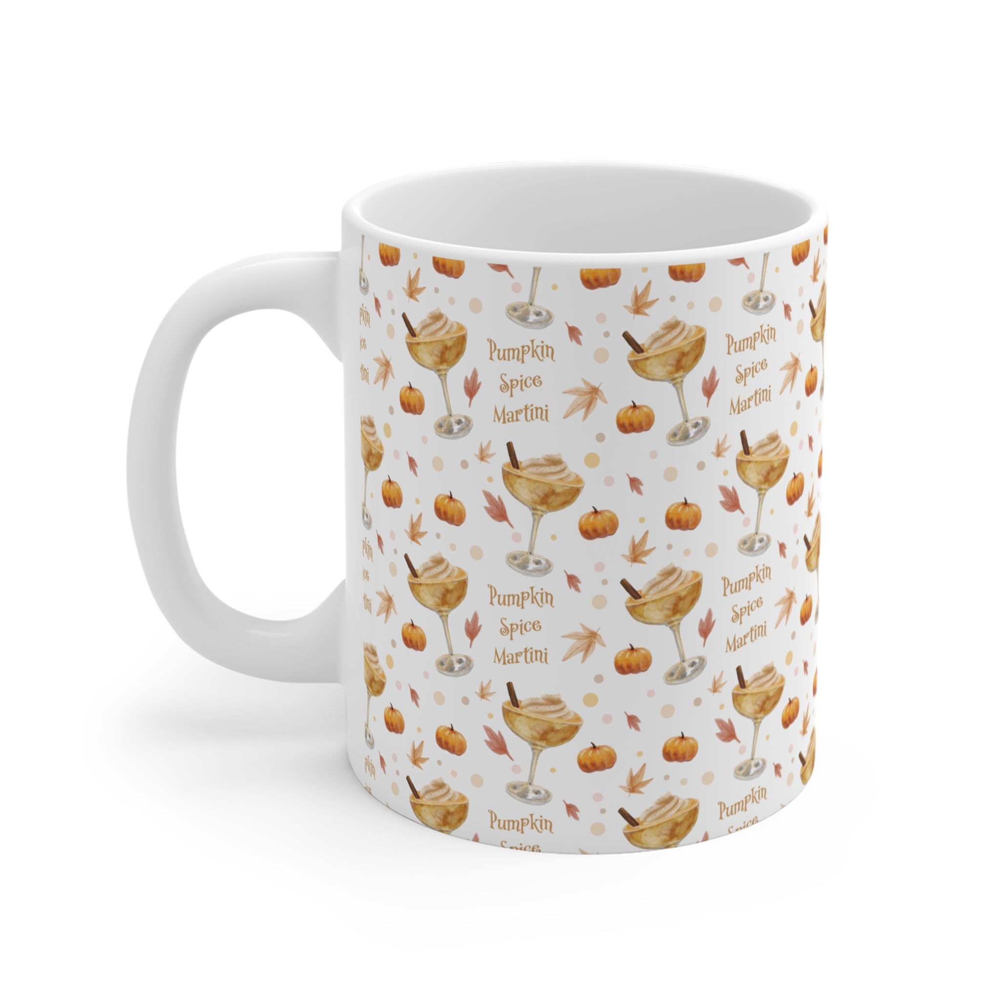 Pumpkin Spice Martini 11oz Mug — White Pumpkin Collection Inspired Design