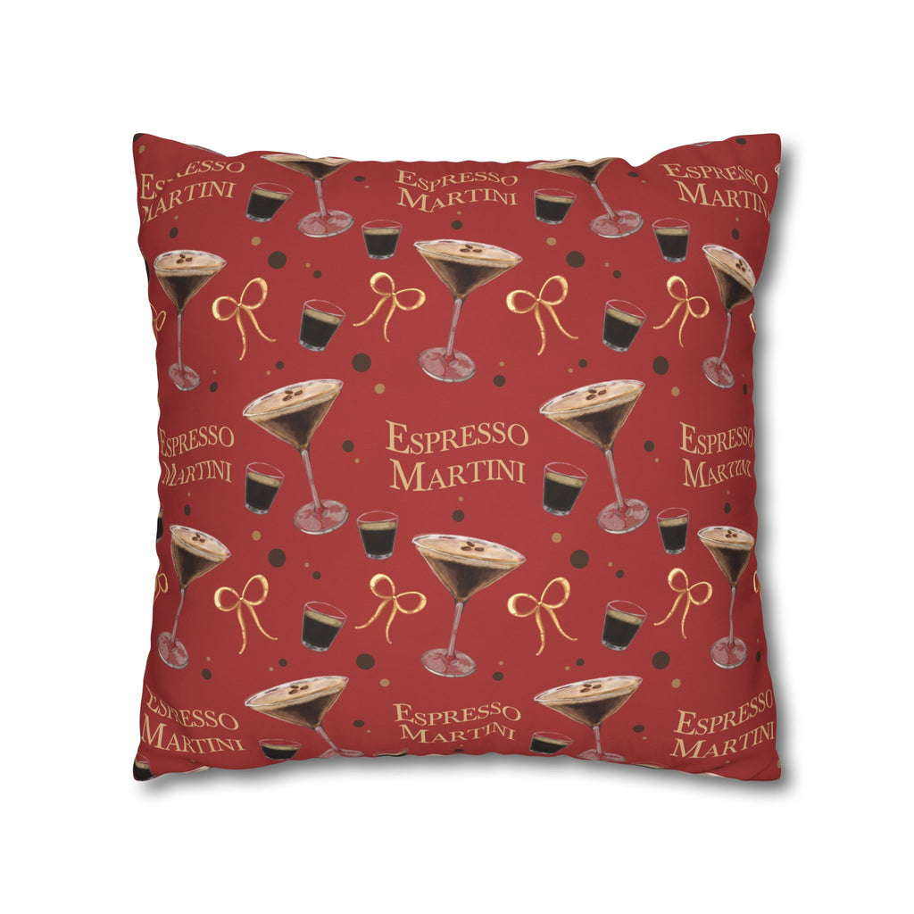 Espresso Martini Pillowcase — Red Espresso Collection Inspired Design