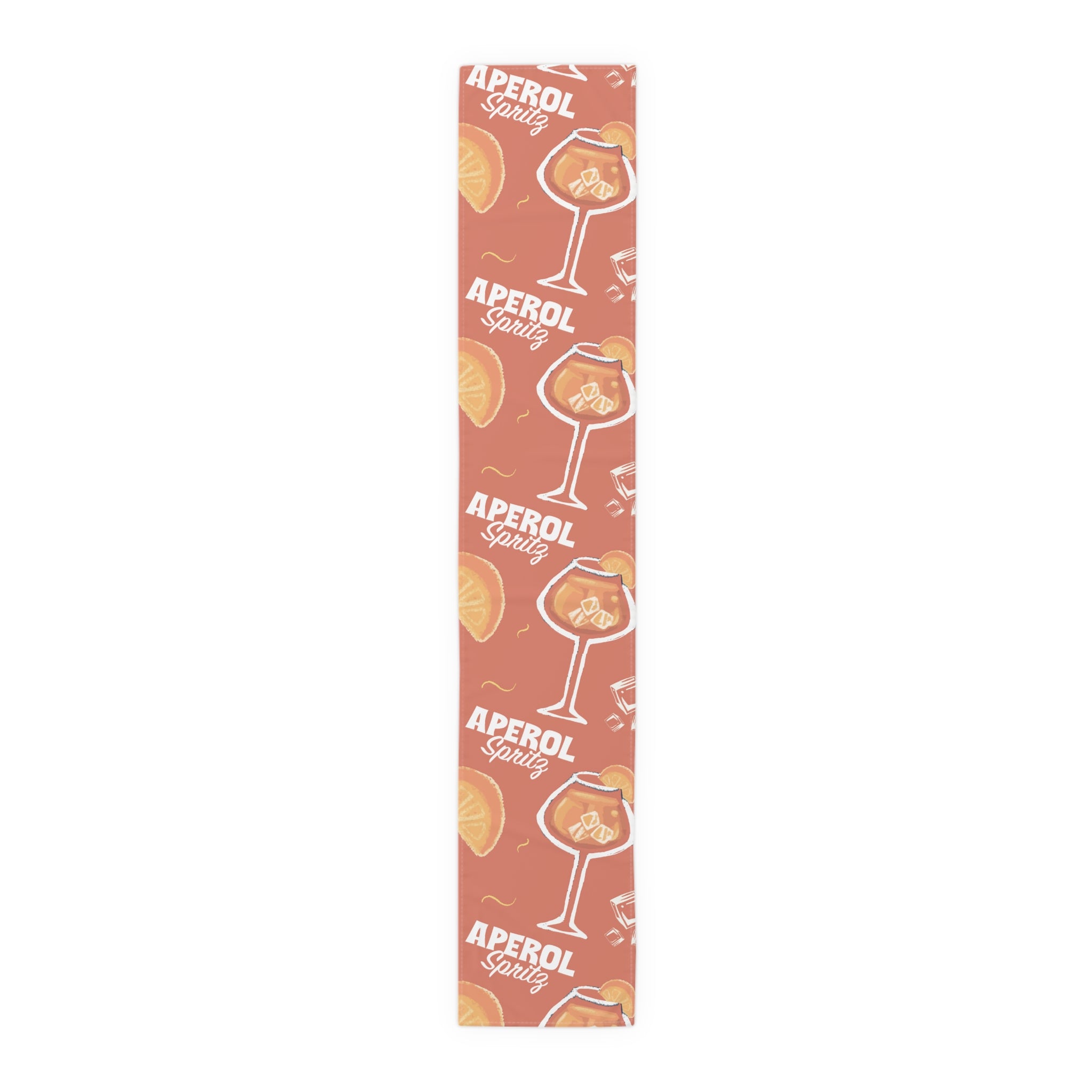 Aperol Spritz Table Runner — Aperol Red Collection Inspired Design