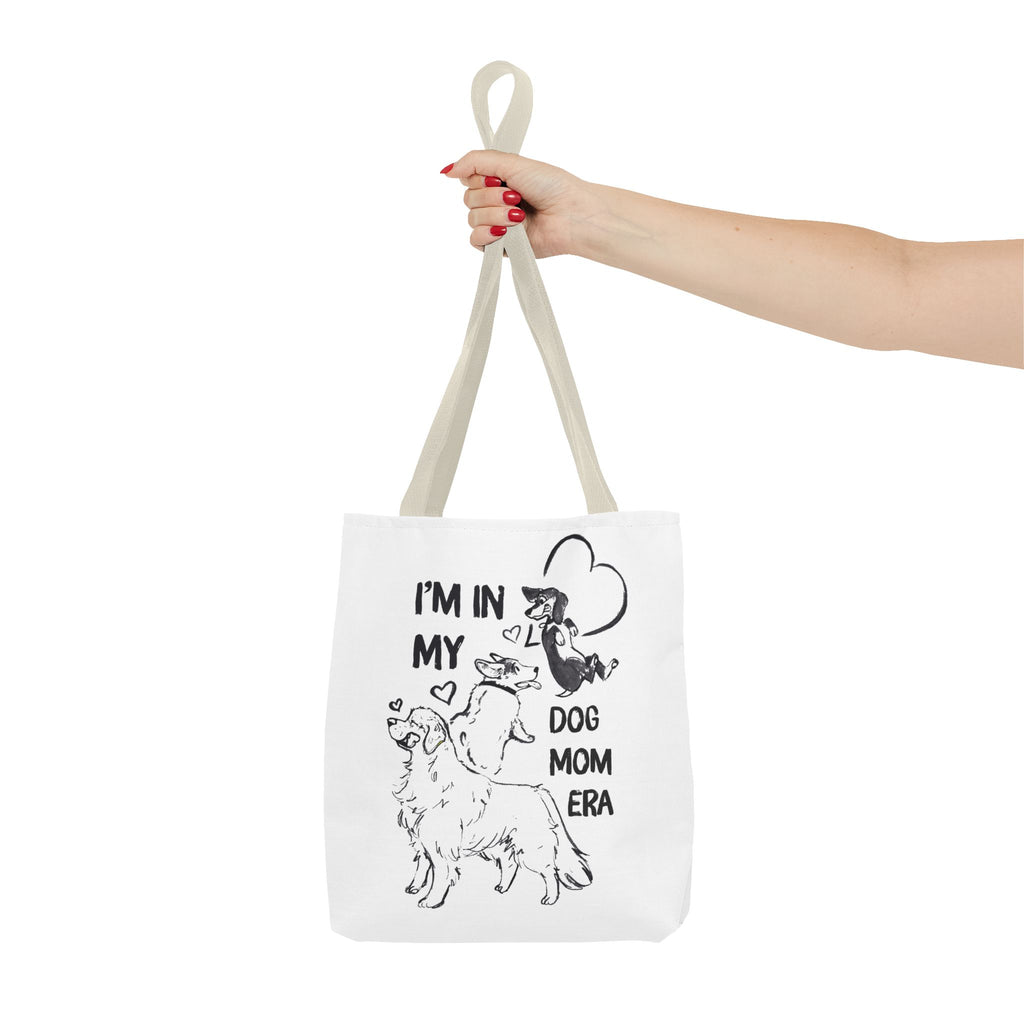 Dog Mom Era Tote Bag – Cute Puppy Tote for Dog Mom | Dog Lover Gift