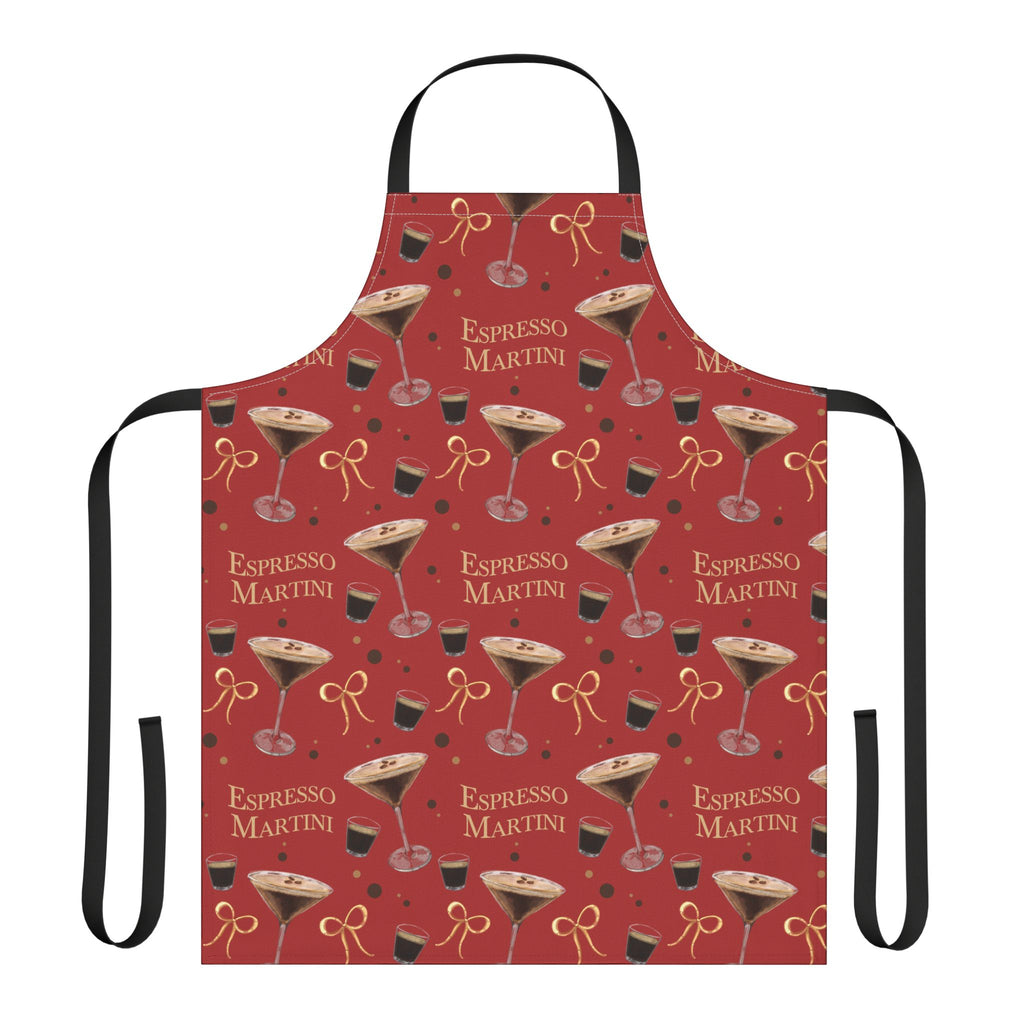 Espresso Martini Apron — Red Espresso Collection Inspired Design