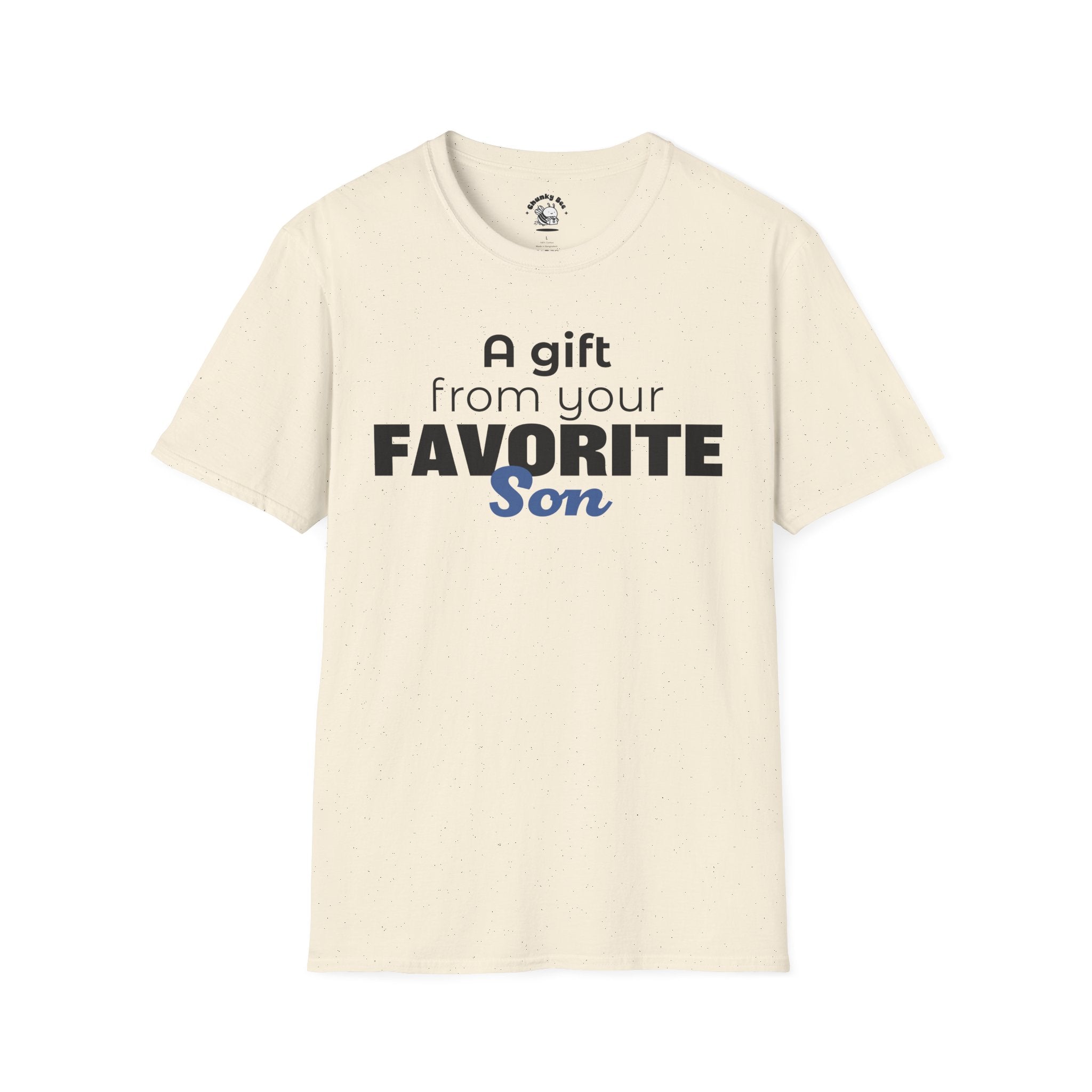 Favorite Son Gift for Mom T-Shirt – Funny Mother’s Day Shirt from Son | Mom Graphic Tee