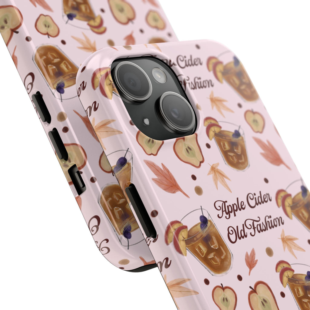 Apple Cider Old Fashioned Tough Phone Case – Light Pink Apple Cider Collection Inspired Design