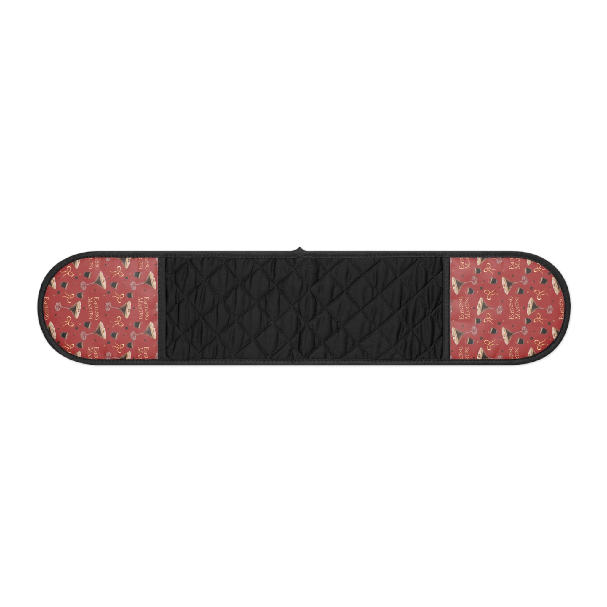 Espresso Martini Double Oven Mitt — Red Espresso Collection Inspired Design