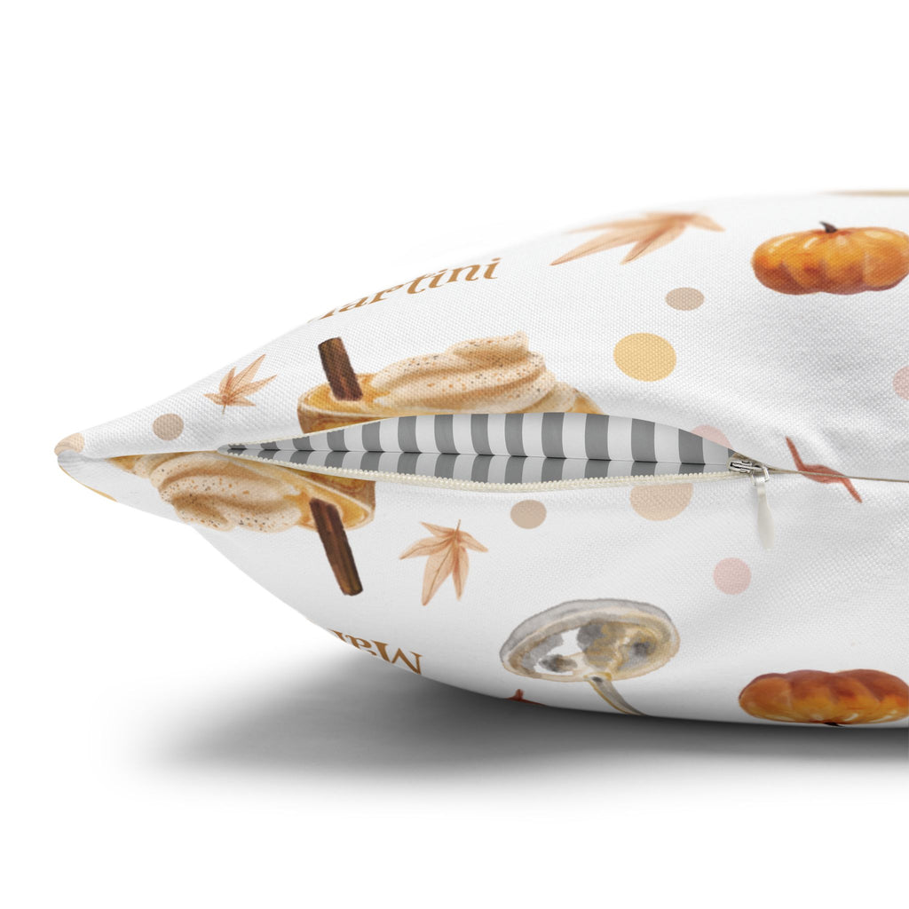 Pumpkin Spice Martini Pillowcase — White Pumpkin Collection Inspired Design