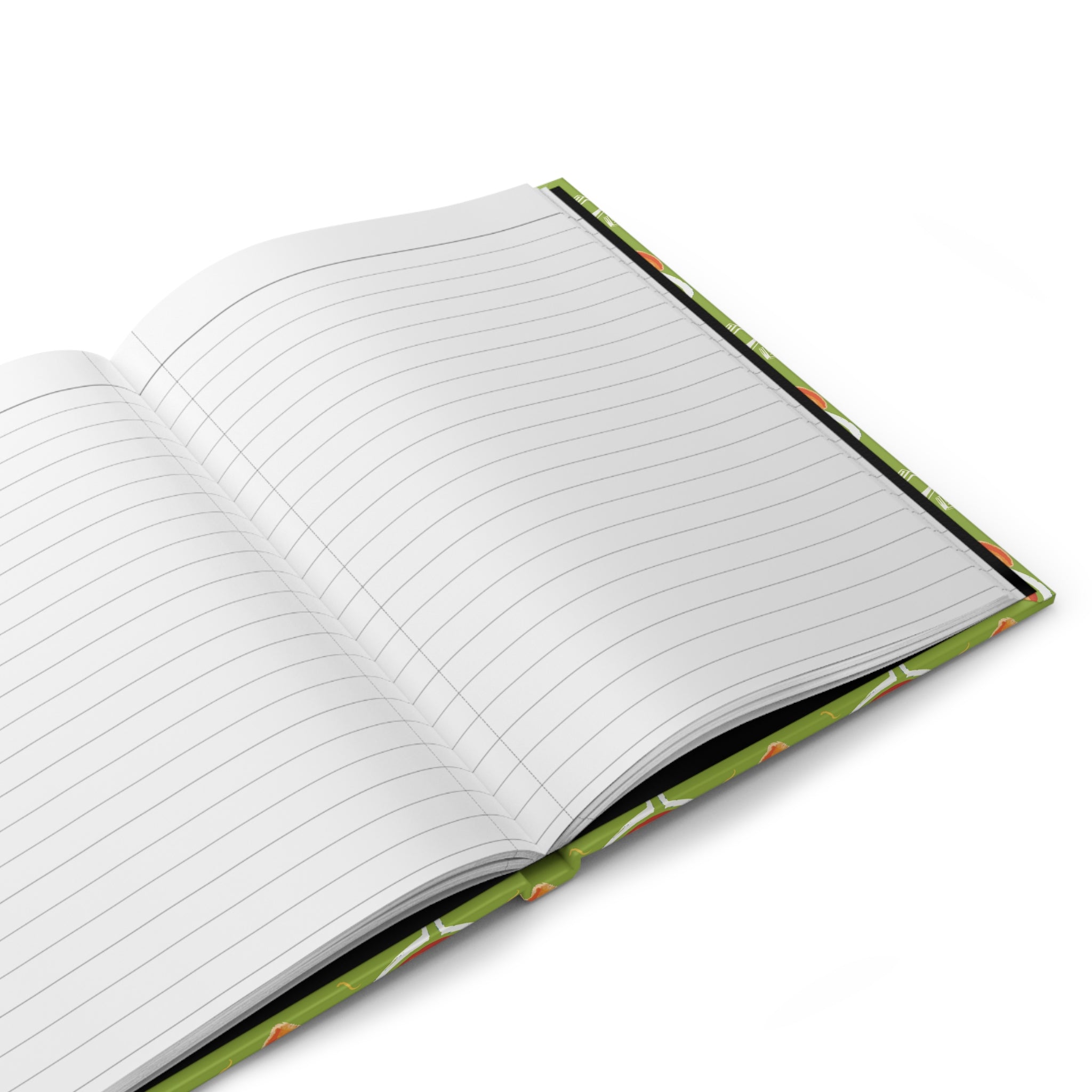 Aperol Spritz Hardcover Journal — Green Aperol Inspired Design