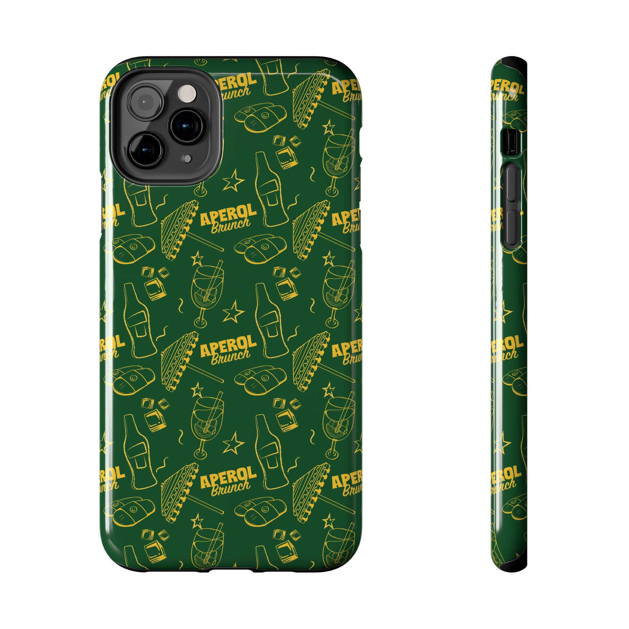 Aperol Brunch Tough Phone Case — Citrus Cocktail Protective Cover