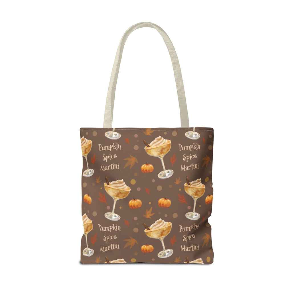 Pumpkin Spice Martini Tote Bag — Brown Pumpkin Collection Inspired Design