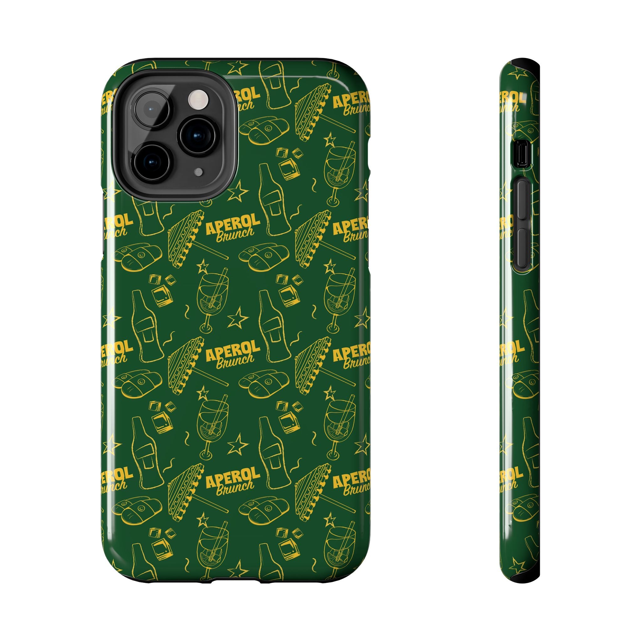 Aperol Brunch Tough Phone Case — Citrus Cocktail Protective Cover
