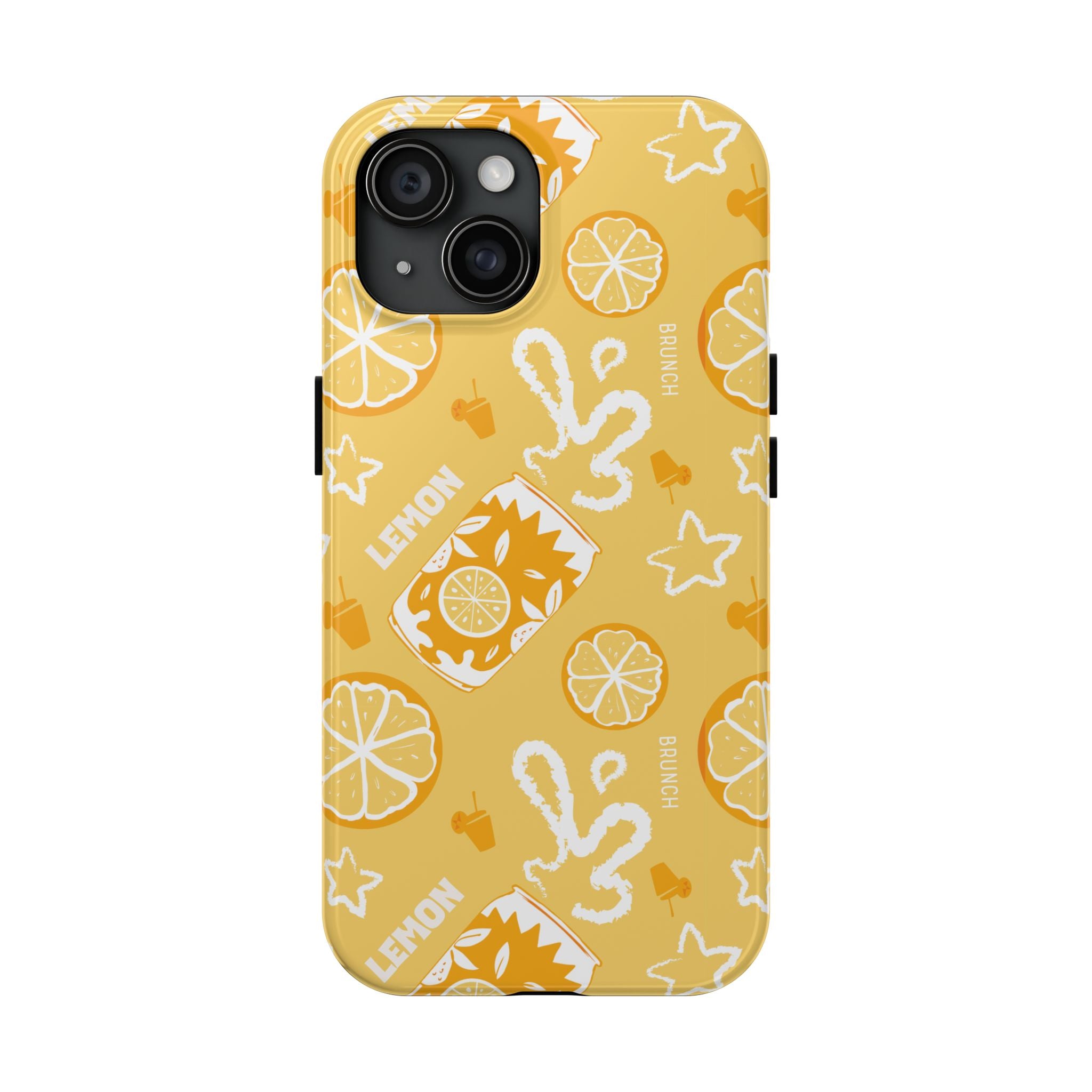 Lemon Brunch Tough Phone Case — Citrus Summer Pattern