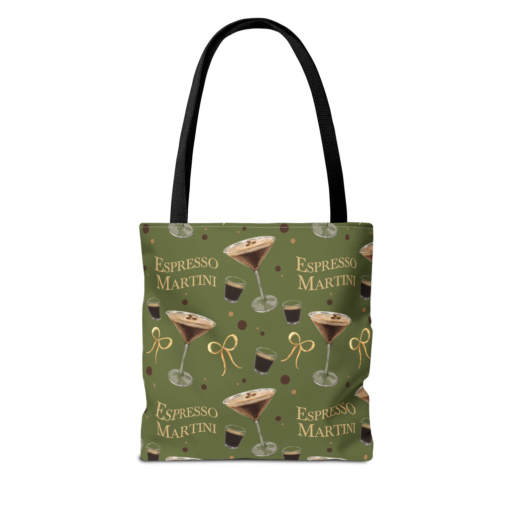 Espresso Martini Tote Bag — Olive Green Espresso Collection Inspired Design