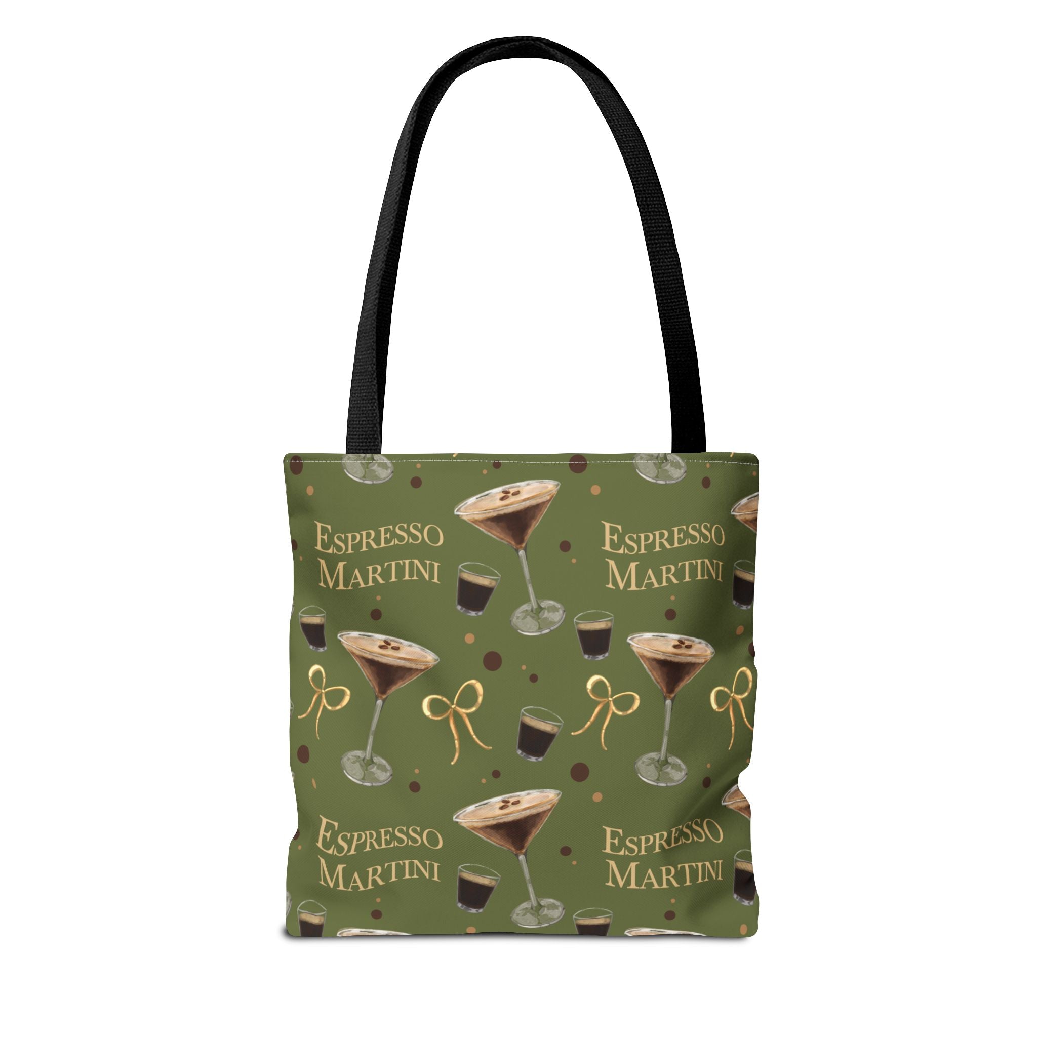 Espresso Martini Tote Bag — Olive Green Espresso Collection Inspired Design