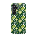 Lime Brunch Fruit Collection Tough Phone Case — Green Aperol Inspired Design