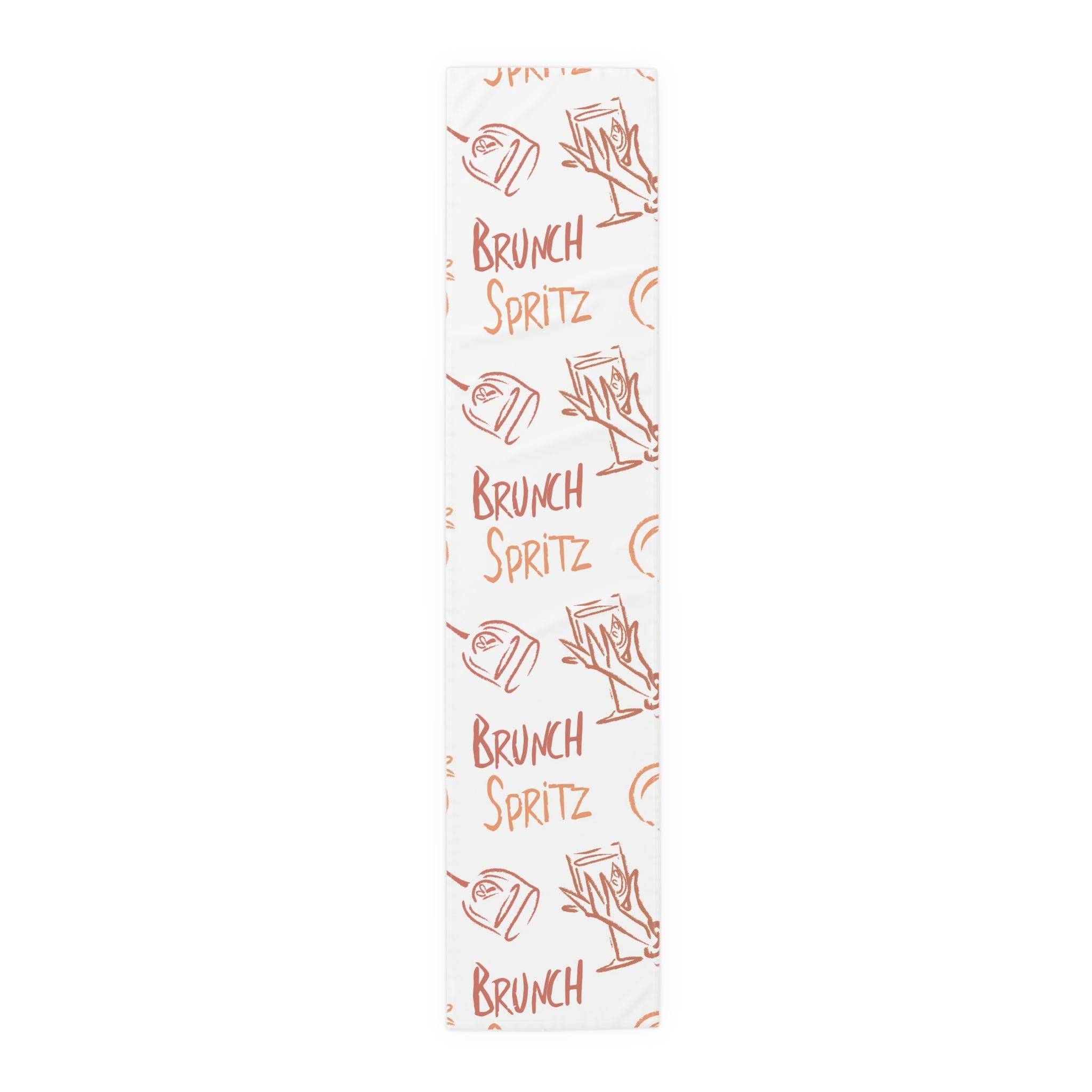 Brunch Spritz Table Runner — White Brunch Collection Inspired Design