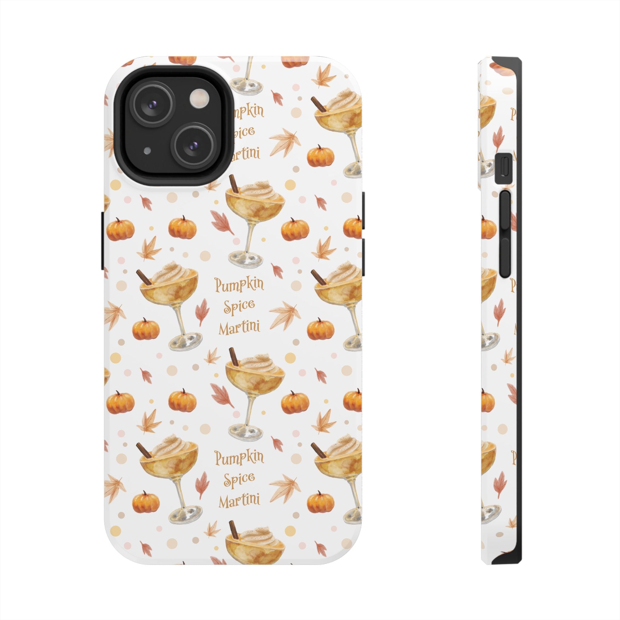 Pumpkin Spice Martini Tough Phone Case — White Pumpkin Collection Inspired Design