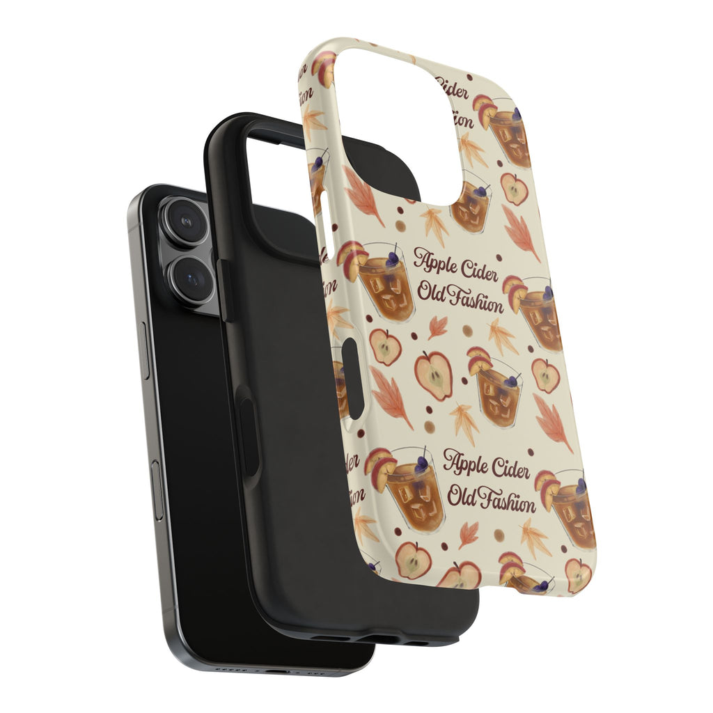 Apple Cider Old Fashioned Tough Phone Case – Beige Apple Cider Collection Inspired Design
