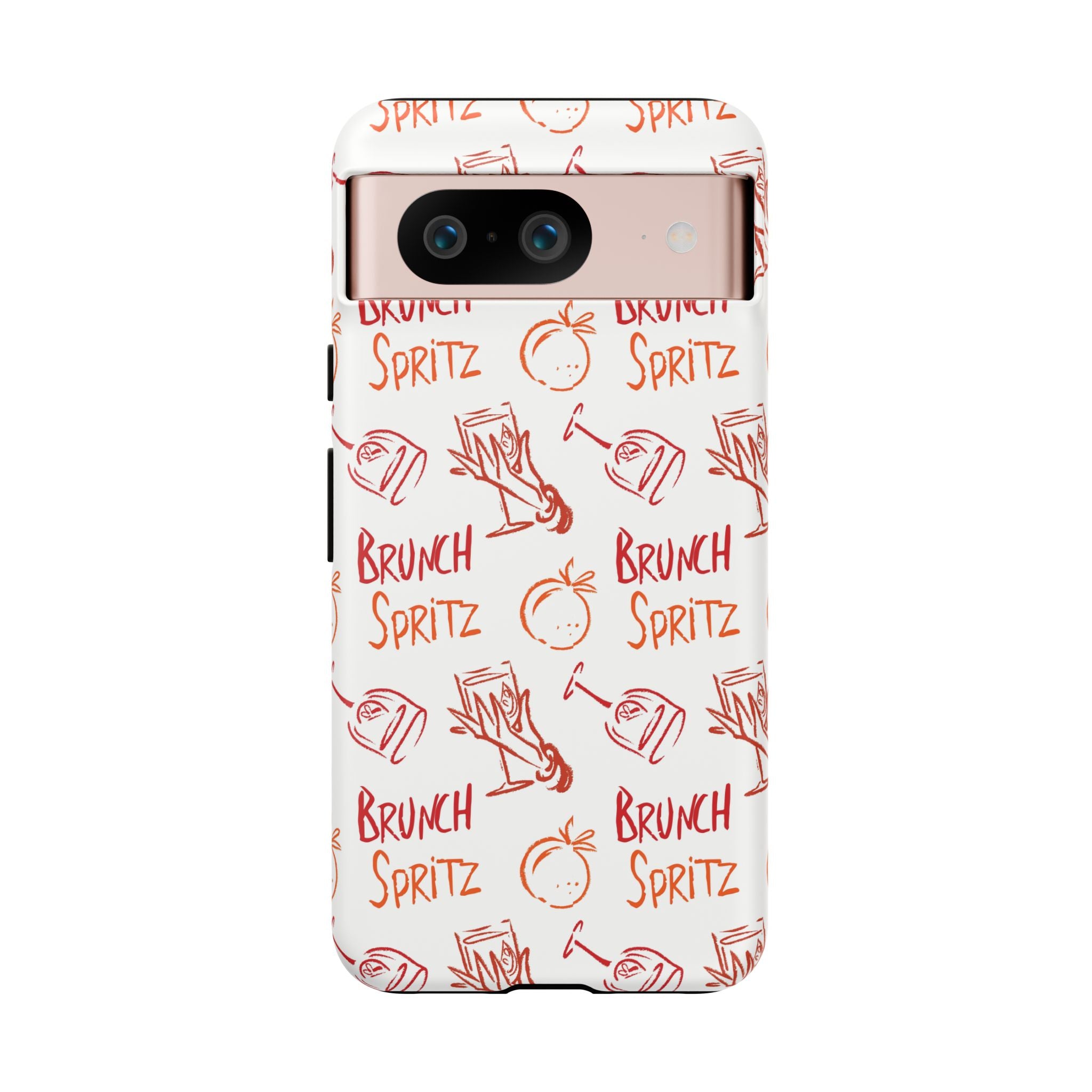 Brunch Spritz Phone Case — Red & Orange Aperol Inspired Design