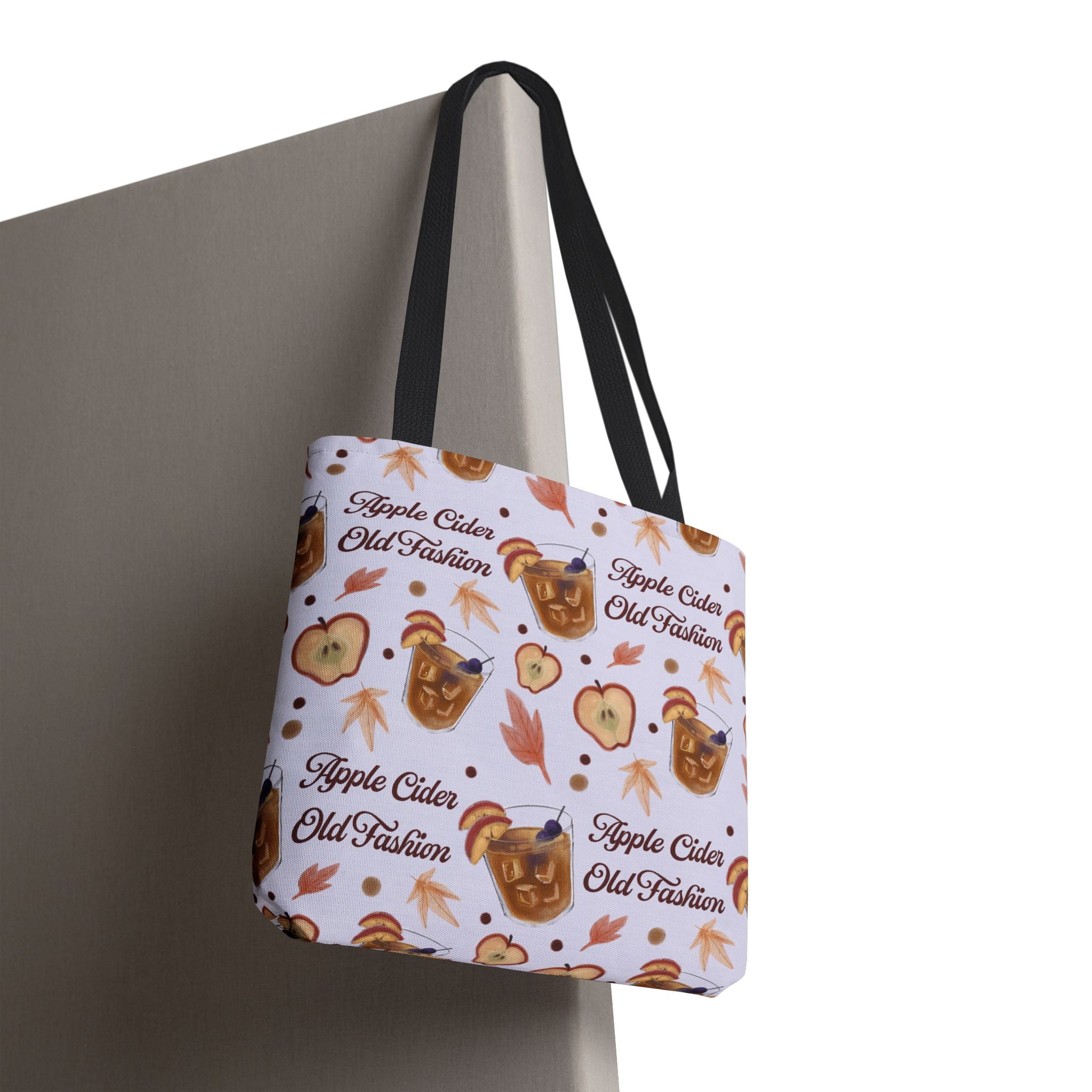 Apple Cider Old Fashioned Tote Bag — Light Violet Apple Cider Collection Inspired Design