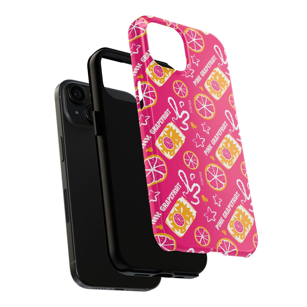 Pink Grapefruit Fruit CollectionTough Phone Case — Pink Aperol Inspired Design